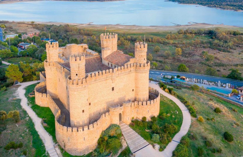 Castle Manzanares el Real, Spain